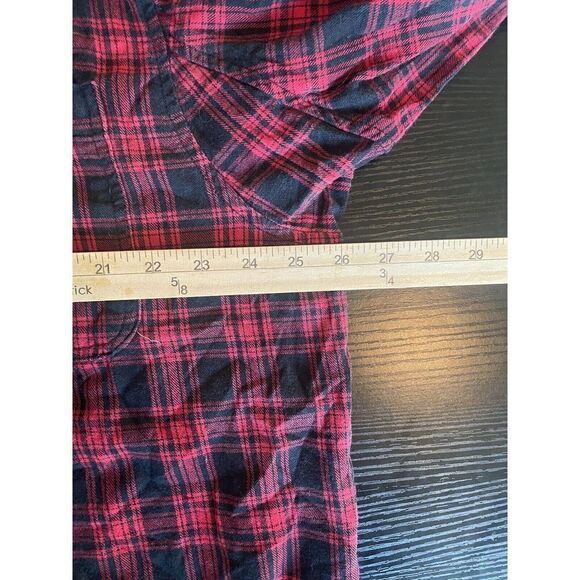 Duluth Mens XLT Tall Button Down Flannel Ref Black - Picture 6 of 7